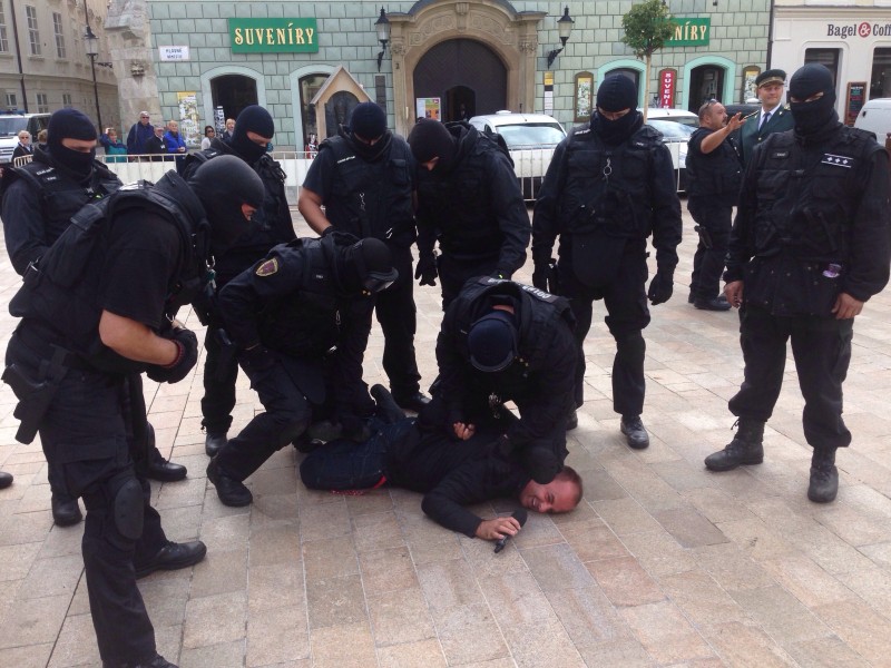 Den colnikov na Hlavnom namesti. 20.septembra.2013. Bratislava.