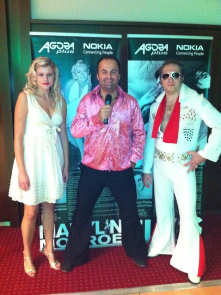 Elvis Presley a Marlin Monroe Christmas Party v Crowne Plaza. 9.12.2011, Bratislava.