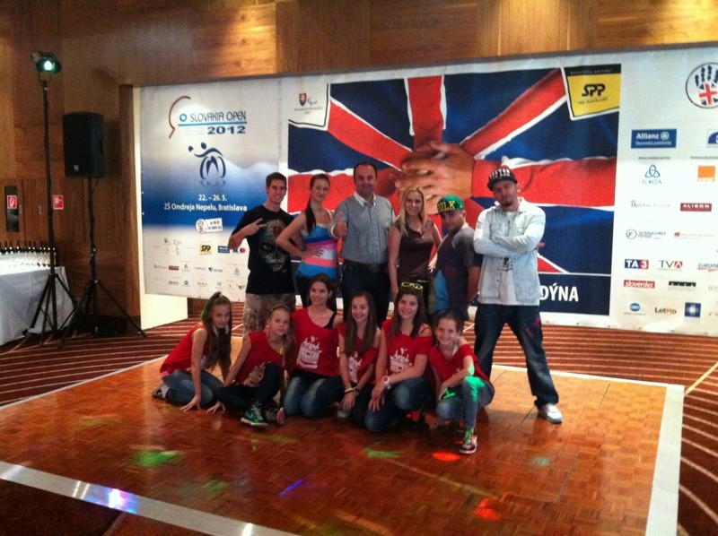 Slovakia open 2012. Slovenský paralympijský výbor. Street dance academy. 26. mája 2012. Bratislava.