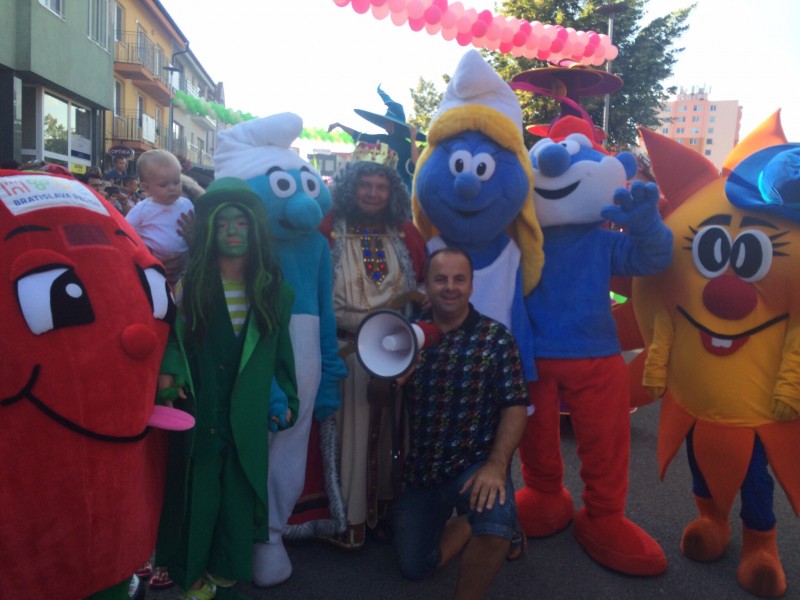 Velky letny karneval už 18 rokov na Slnečnych jazerach. 27.jún.2014.Senec.