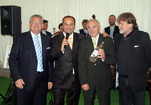 Zľava doprava Karol Konárik, Milan Cagala a Dušan Jarjabek. Nové mesto nad Váhom. 14.5.2009.